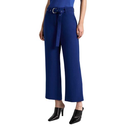 Cue Recycled Double Weave Cropped Pant